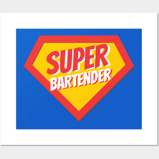 Bartender Gifts | Super Bartender Posters and Art